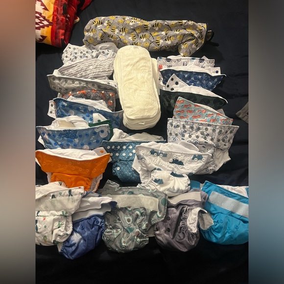 Cloth pocket diaper set of 20 - Picture 2 of 5
